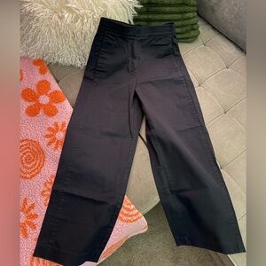 Aritzia Babaton Black Wide-Leg Pants